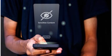 Social media, violent videos, guy on cell phone