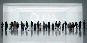People in queue for Oura Ring