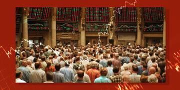 Wall Street crowds in stock market