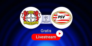 Leverkusen vs PSV Champions League, Team Logos, Free Livestream