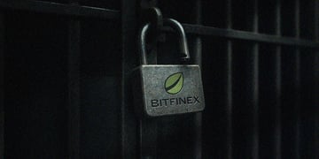 Prison-door-with-a-safelock-that-has-a-Bitfinex-logo