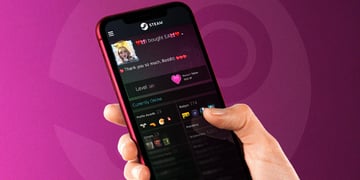 Phone displaying alleged Steam profile of Saudi prince