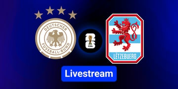 Deutschland gegen Luxemburg Länderflaggen zur WM-Qualifikation