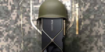 new gpu, dark green helmet, rtx 4090, black