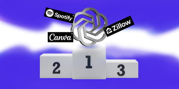 Logos of Spotify, Canva, and Zillow