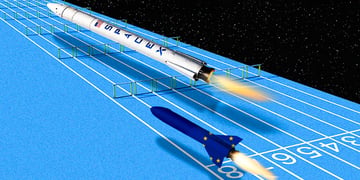 European rocket trying to catch up with SpaceX