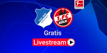 Hoffenheim vs. Köln Team Logos Bundesliga Livestream kostenlos