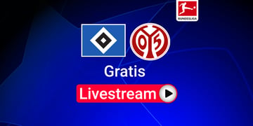 HSV vs. FSV Mainz Team Logos Bundesliga Livestream