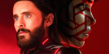 Jared Leto and an AI girlfriend clad in Tron splendour.