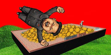 kim-jong-un-jumping-In-a-pool-of-crypto-coins