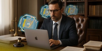 A lawyer using AI
