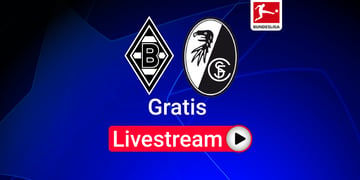 Gladbach vs. Freiburg Team Logos Bundesliga Livestream