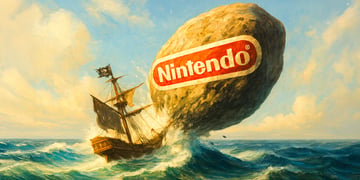 nintendo-logo-hitting-pirate-ship
