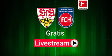 Stuttgart gegen Heidenheim Team Logos Bundesliga kostenlos streamen