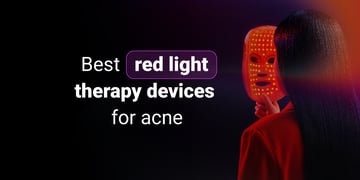 Red light therapy for acne