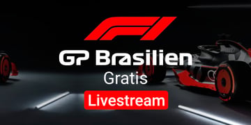 Brasilien Formel 1 Stream mit Auto im Hintergrund