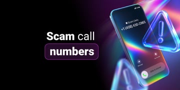 Scam call numbers
