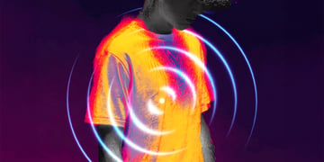 Smart textile t-shirt
