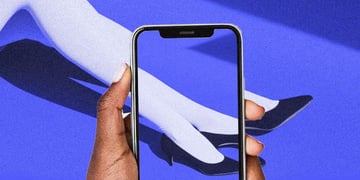 A phone taking a photo of elegant legs.