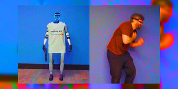 ChatGPT humanoid robot shoots a man