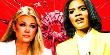 Erika Kirk and Candace Owens