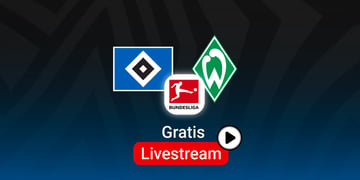 Main gegen Gladbach, Team Logos, blauer Hintergrund