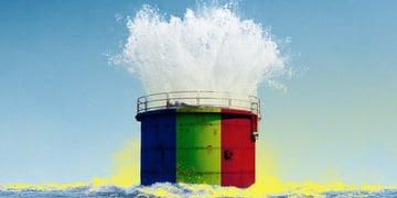 industrial-water-tankromanian-flag