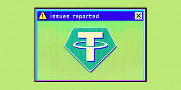 Stablecoin Tether logo; app; password manager