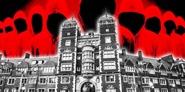University of Pennsylvania surrounded by hackers