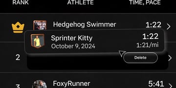 Strava deletes forged times