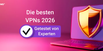 VPN Deutschland, Computer, Hintergrund pink