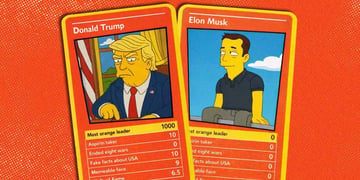 cards Trump and Musk