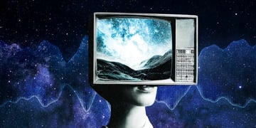 A cosmic voice reflects on technology, consciousness and a species at a crossroads.