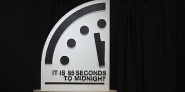 Doomsday Clock closeup