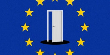 eu flag open door