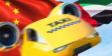 Flying taxis in China and UAE