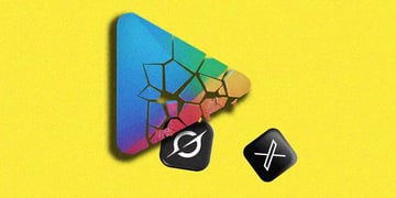 google play logo grok x