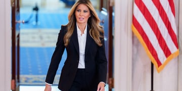US First Lady Melania Trump walking