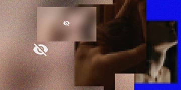 Censored nudity content on X