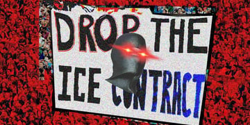 protesting against ice contracts