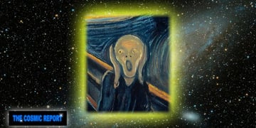Edvard Munch's Scream painting in the cosmos.