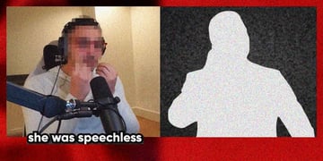 A streamer talking to a stranger on OmeTV