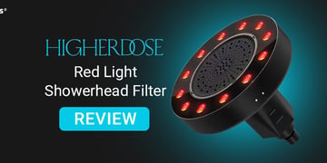 HigherDose Red Light Showerhead Filter review