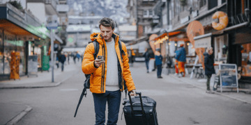 alps swiss telephone tourist