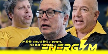 AiCandy ad that portrays aged Sam Altman, Elon Musk, and Jeff Bezos
