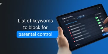 list of keywords to block for parental control