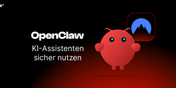openclaw logo, schwarzer hintergrund