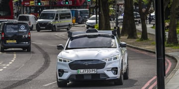Wayve driverless car in UK street