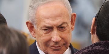 bejamin netanyahu close up