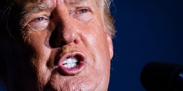 donald trump close up